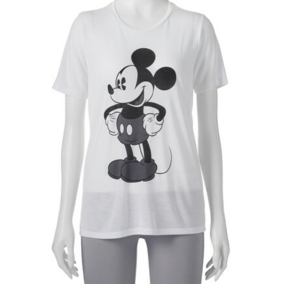 Disney Tops - B2G1 Disney Black/White Mickey Mouse Graphic Tee